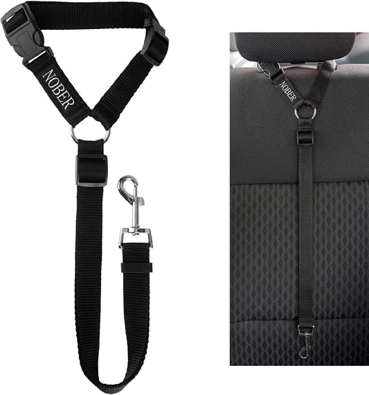 Pet Dog Cat Seat Belts, Car Headrest Restraint Adjustable