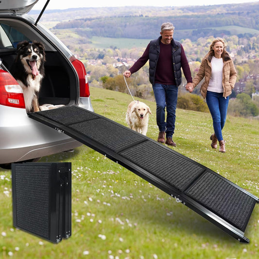 Extra Wide Dog Ramp for SUV, Truck & High Beds – Foldable