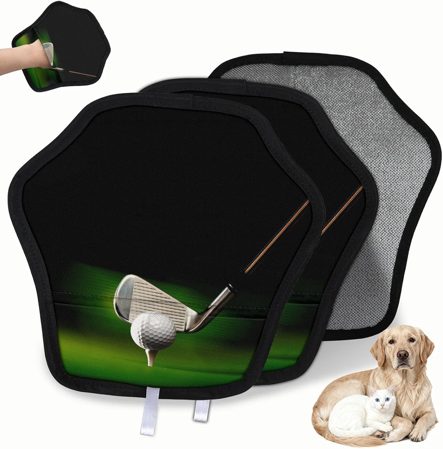 Golf Ball Sport Grass 2Pcs Electrostatic Reusable Pet Hair