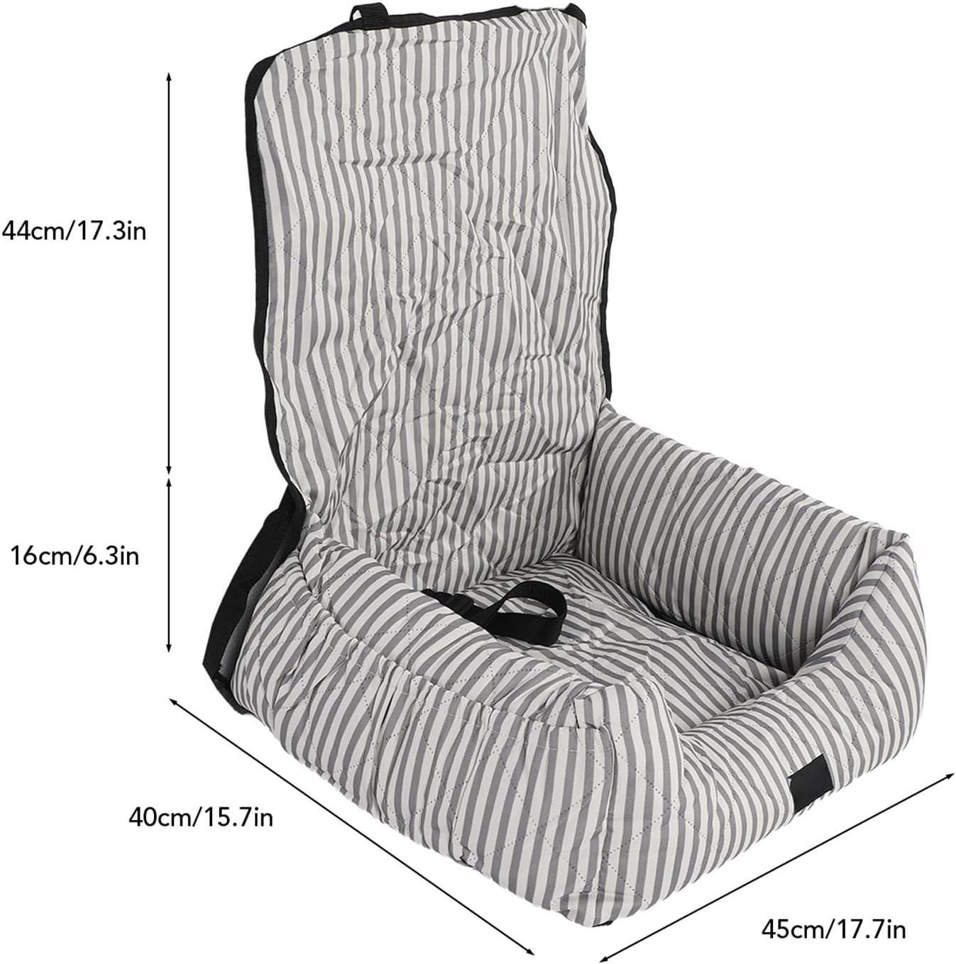 Dog Booster Seat Portable Detachable Polyester PP Cotton