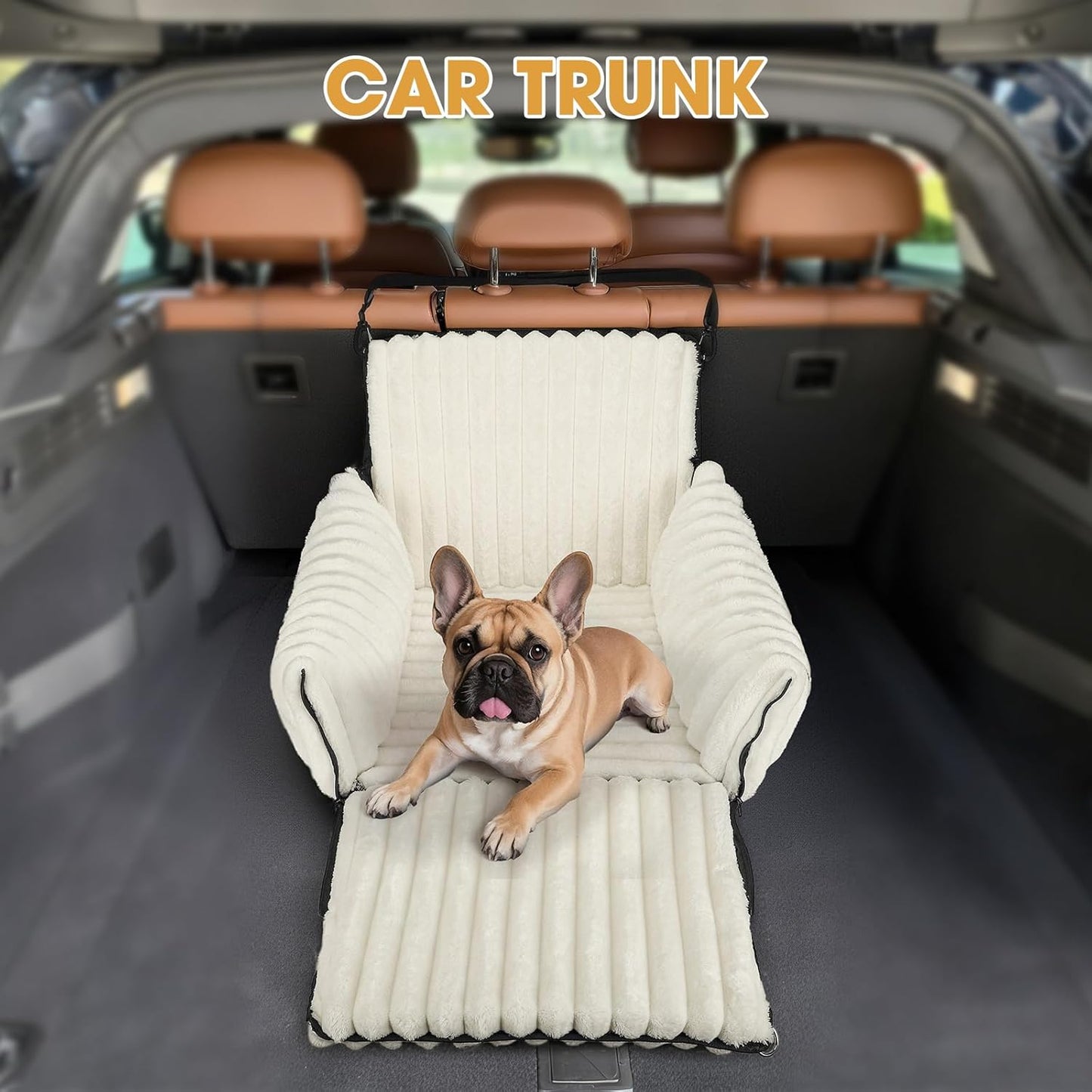 6-in-1 Dog Car Seat for Small/Medium Dogs up to 25 lbs