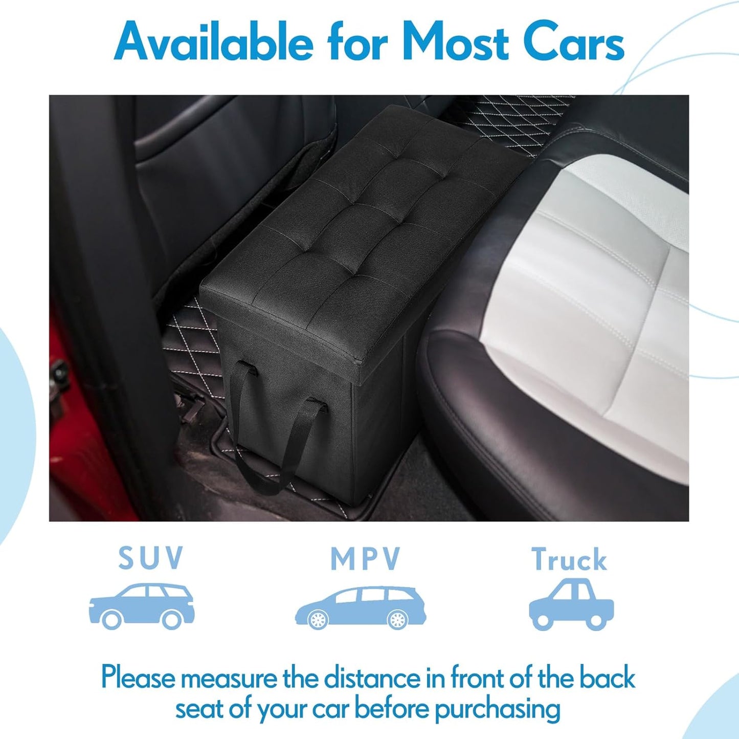 Car Back Seat Extender for Dogs up to 300lbs Car Seat