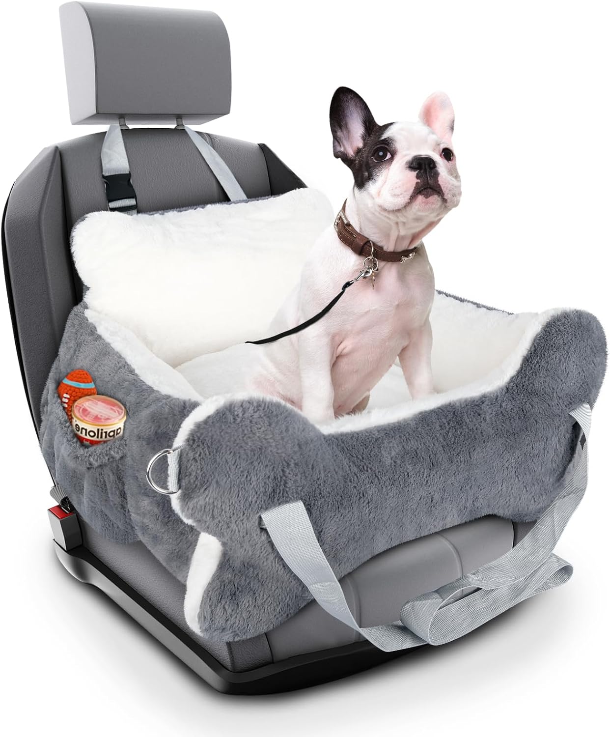 25.5"x24.3"x11" Dog Car Seat for Small Dogs & Cats, Dog