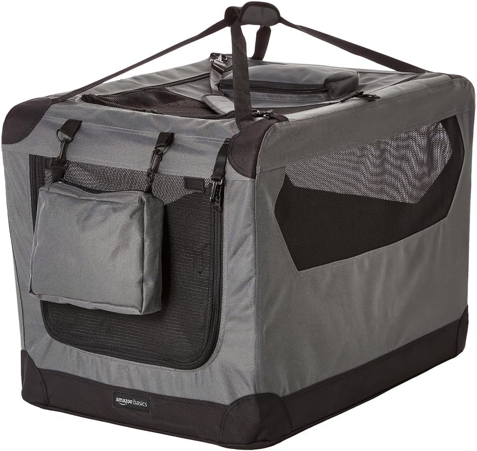 Folding Portable Soft Pet Dog Crate Carrier Kennel with