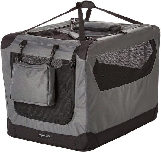 Folding Portable Soft Pet Dog Crate Carrier Kennel with