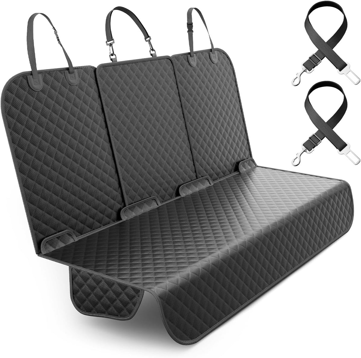 Dog Car Seat Cover for Back Seat, Waterproof Pet Car Seat