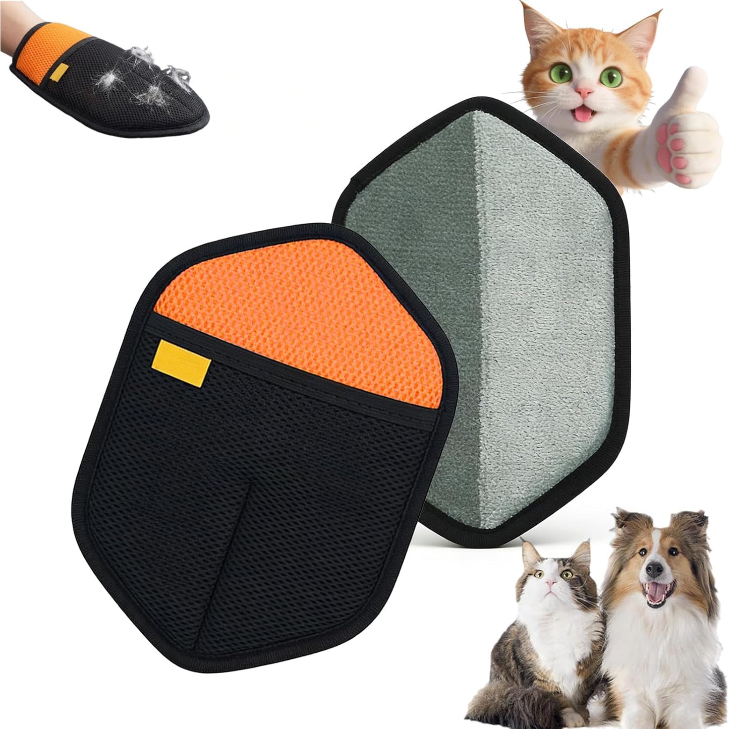 Hexagonal Pet Hair Remover Glove,Pet Hair Removal Gloves