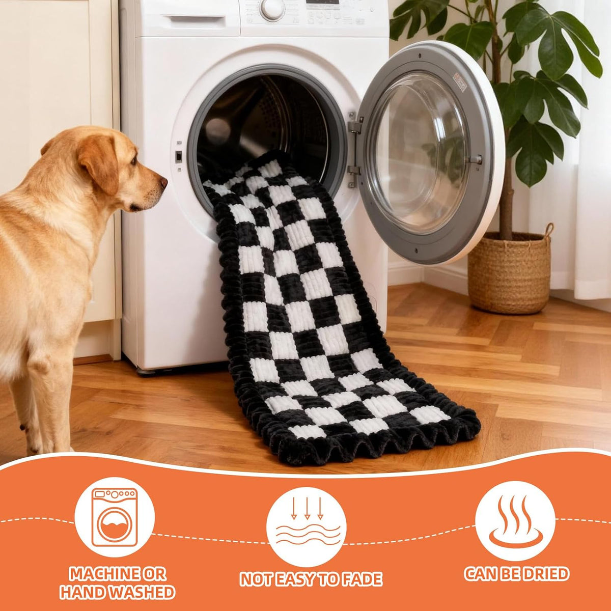 Backseat Pet Bed Mat, Deluxe Dog Seat Covers,Truck Plaid