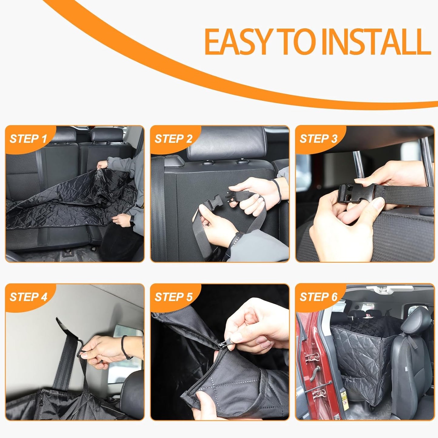 Dog Seat Cover Compatible with Toyota FJ Cruiser 2007-2021