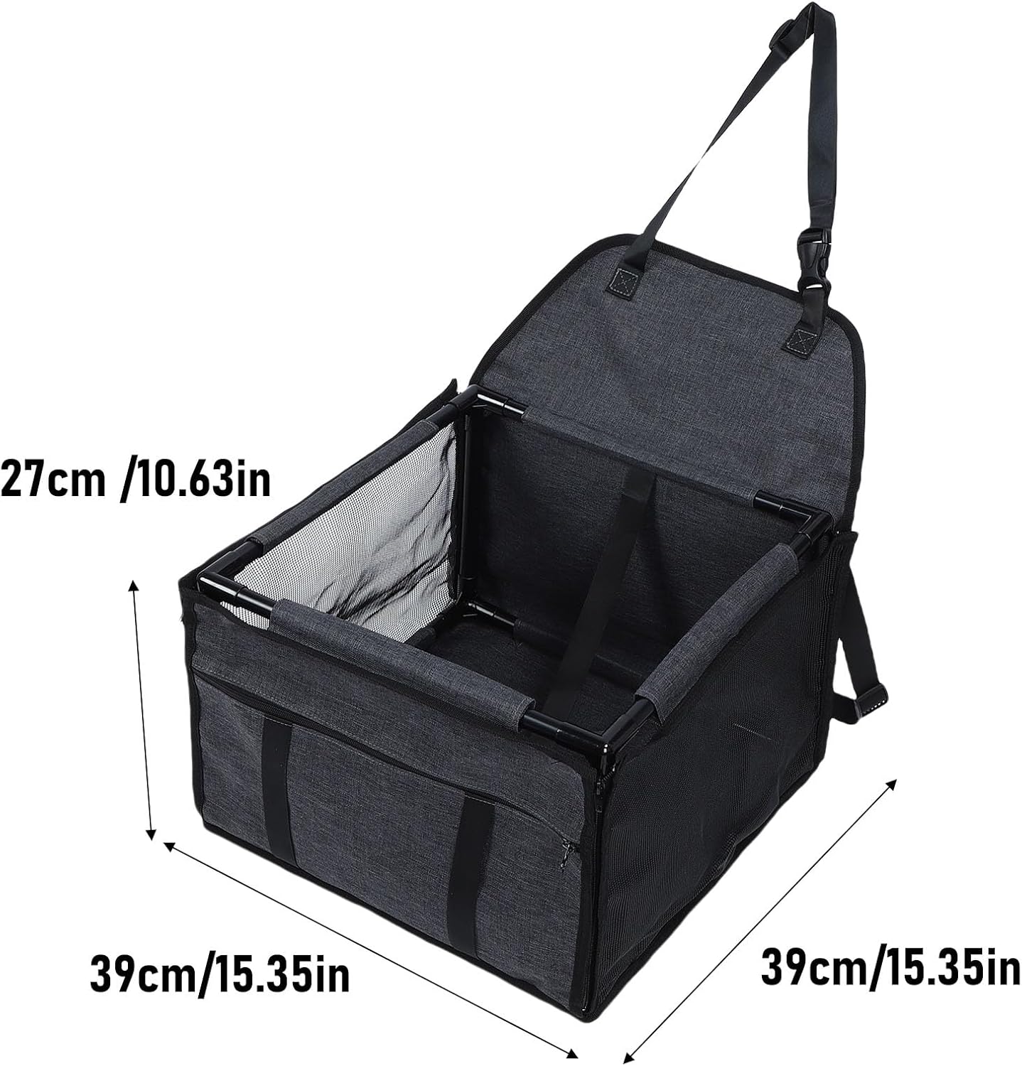 Dog Car Seat, Water Proof Foldable Pet Carrier with
