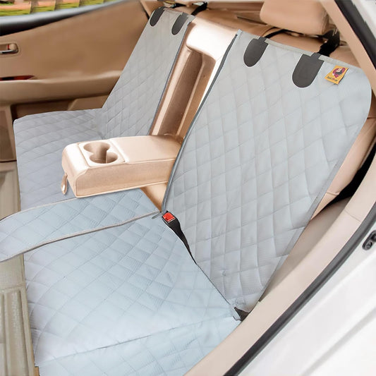 Dog Car Seat Cover for Back Seat, Waterproof Bench Backseat