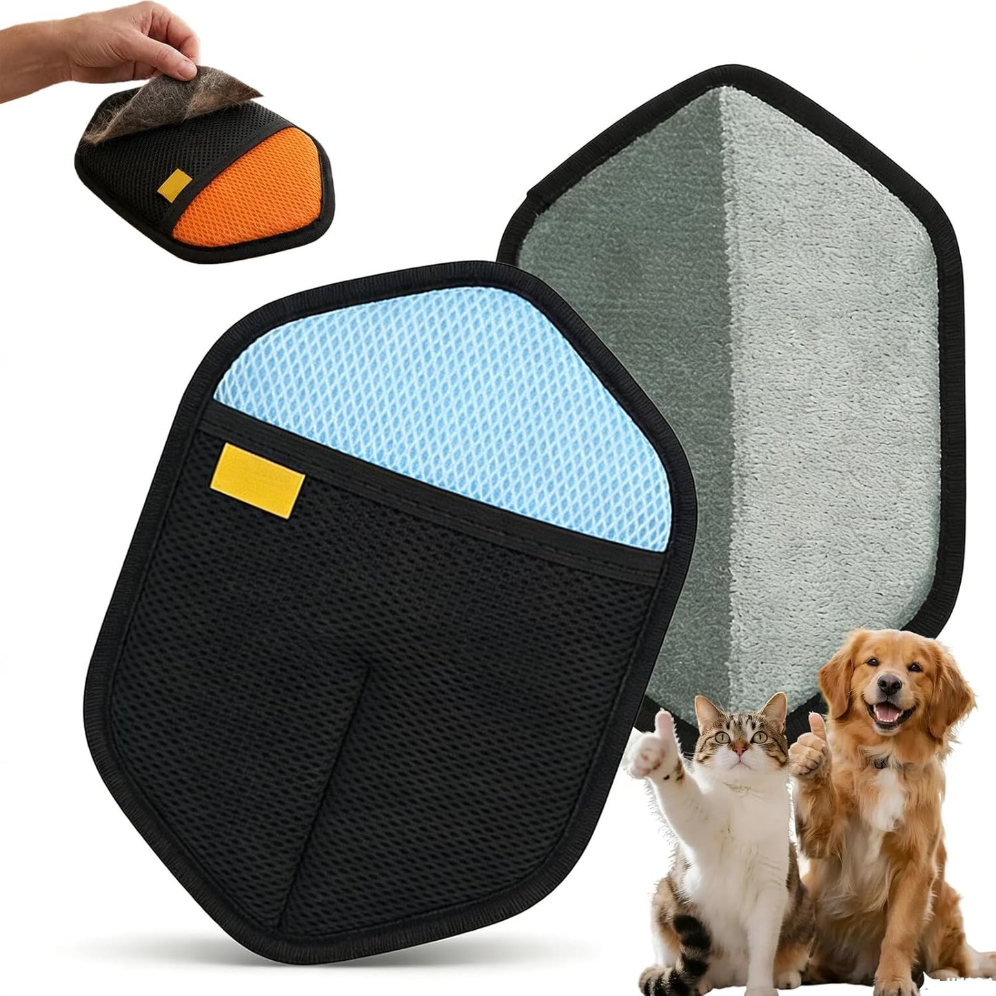2026 new Hexagonal Pet Hair Remover Glove, pet hair removal