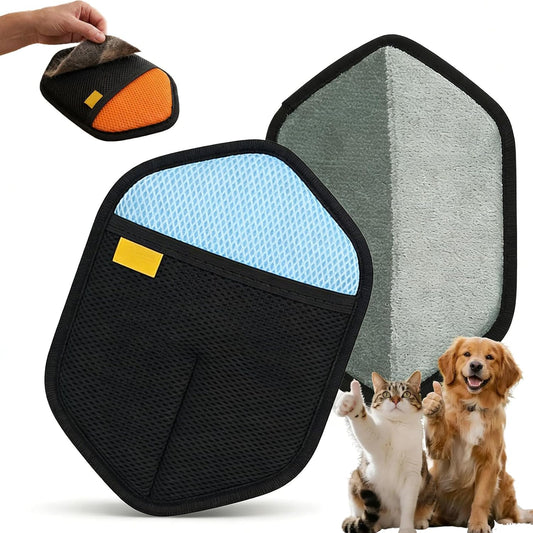 2026 new Hexagonal Pet Hair Remover Glove, pet hair removal