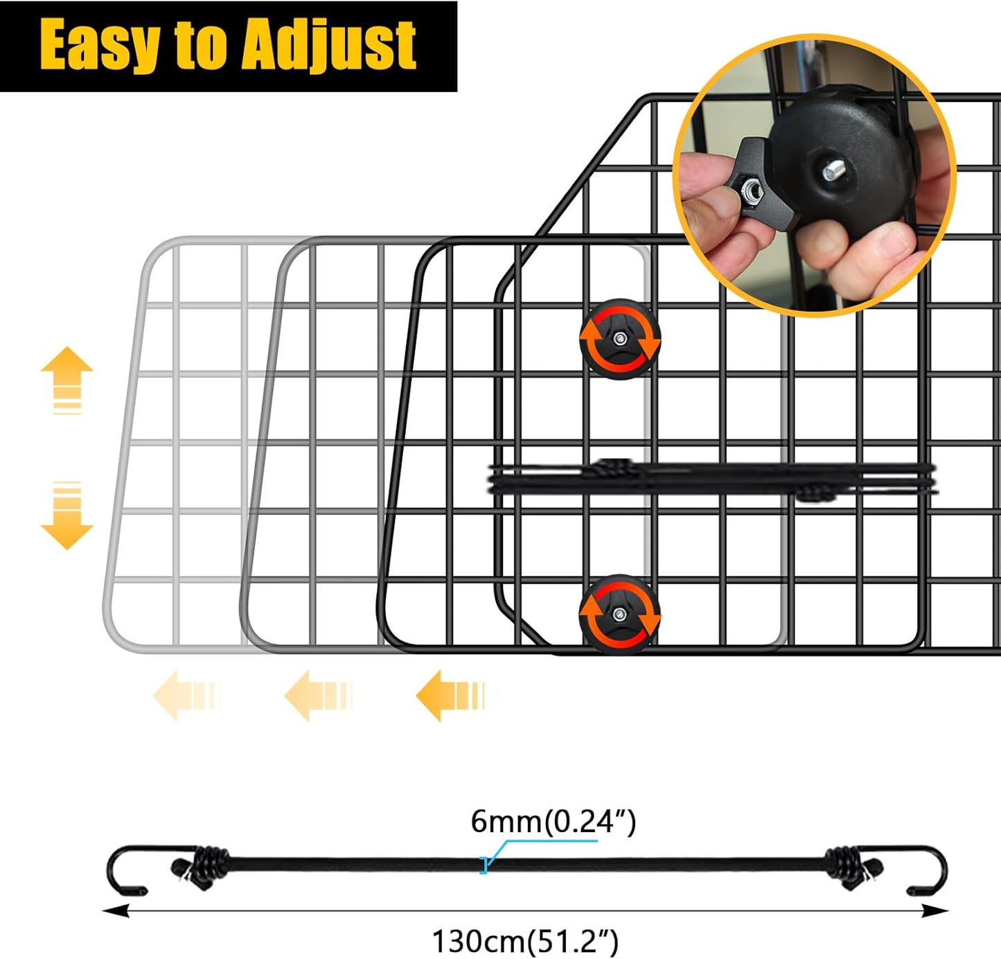 Dog Car Barriers for SUVs, Vehicles, Cars, Trucks, Upgraded