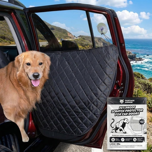 Car Door Protector for Dogs, 2 Pieces, Quilted Anti-Scratch