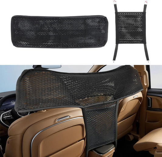 Car Dog Barrier Net Car Mesh Organizer Back Seat Divider
