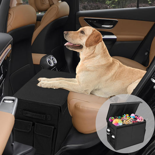 Dog Seat Extender for Dogs up to 200lbs, Dog Back Seat with