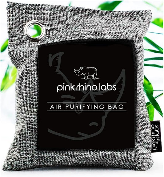 Nature Fresh Premium Bamboo Charcoal Air Purifying Bag - Scent Free Odor Eliminator for Home and Car- Kid and Pet Friendly Air Fresheners and Odor Absorber - Activated Charcoal 1x 500g