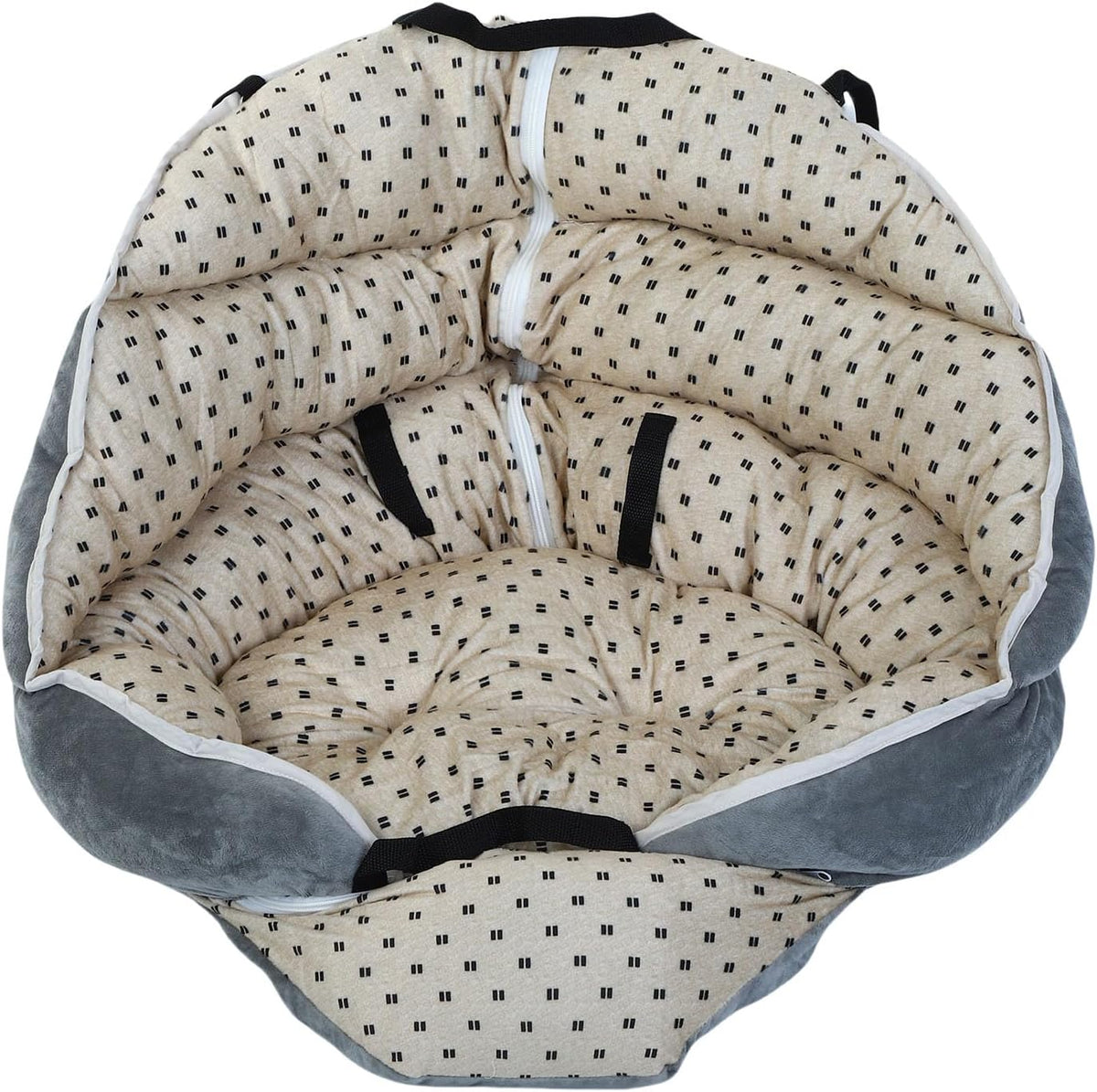 Dog Car Seat, Cozy Den Design Portable Pet Seat for Small
