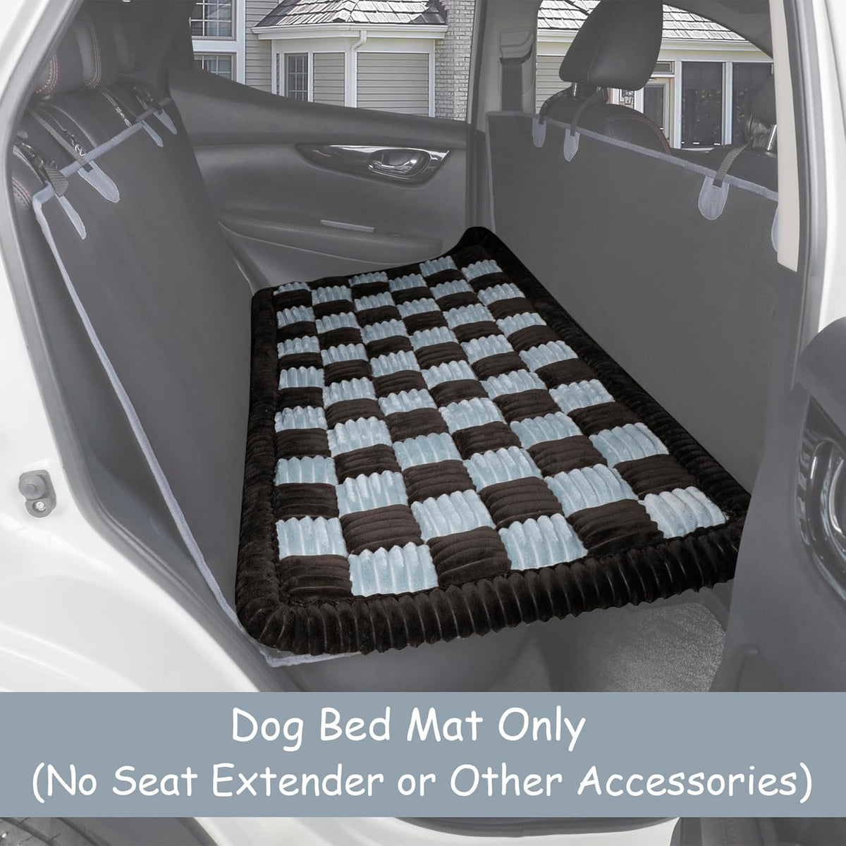 Dog Bed for Car Back Seat, Non-Slip Backseat Dog Car Bed