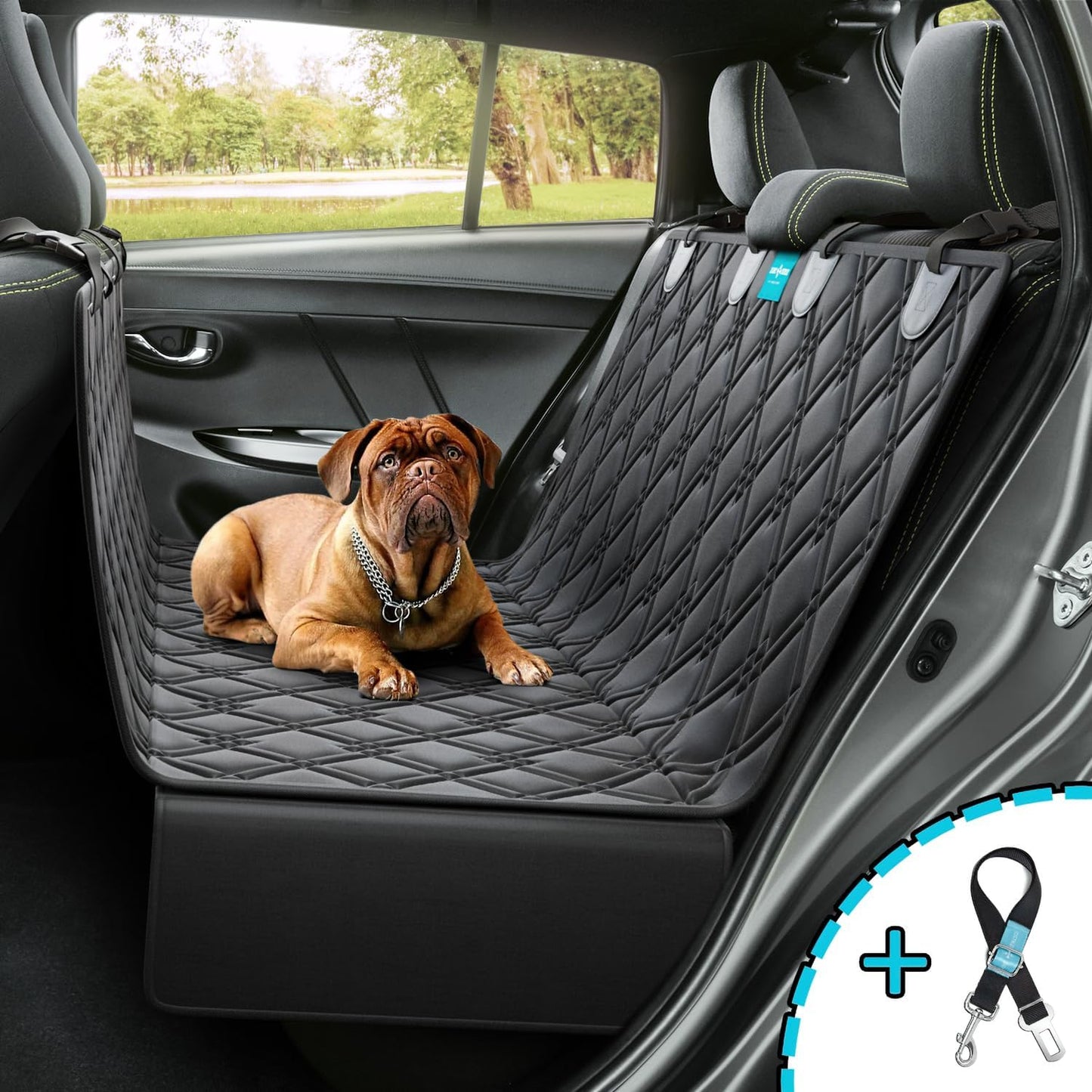 Hammock Backseat Protector Waterproof Scratchproof for Dogs