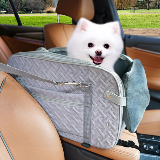 Center Console Dog Car Seat, Portable Dog Car Seat with