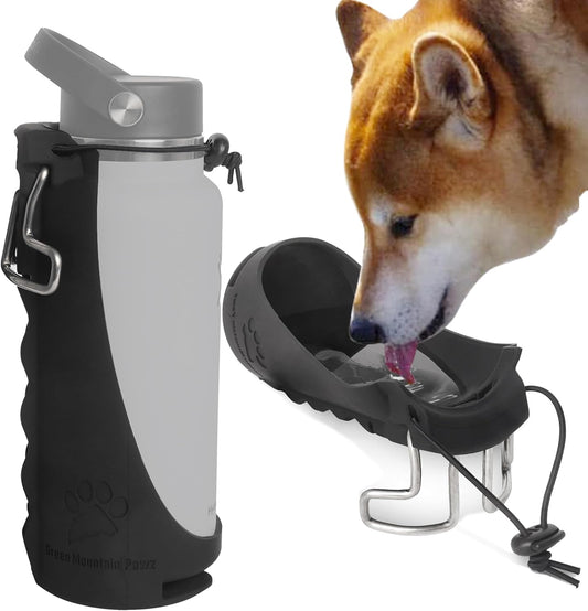 Portable Dog Water Bottle Sling Transforms into Dog Travel