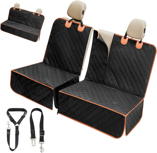 Dog Car Seat Cover for Back Seat,Conversible 2-in-1