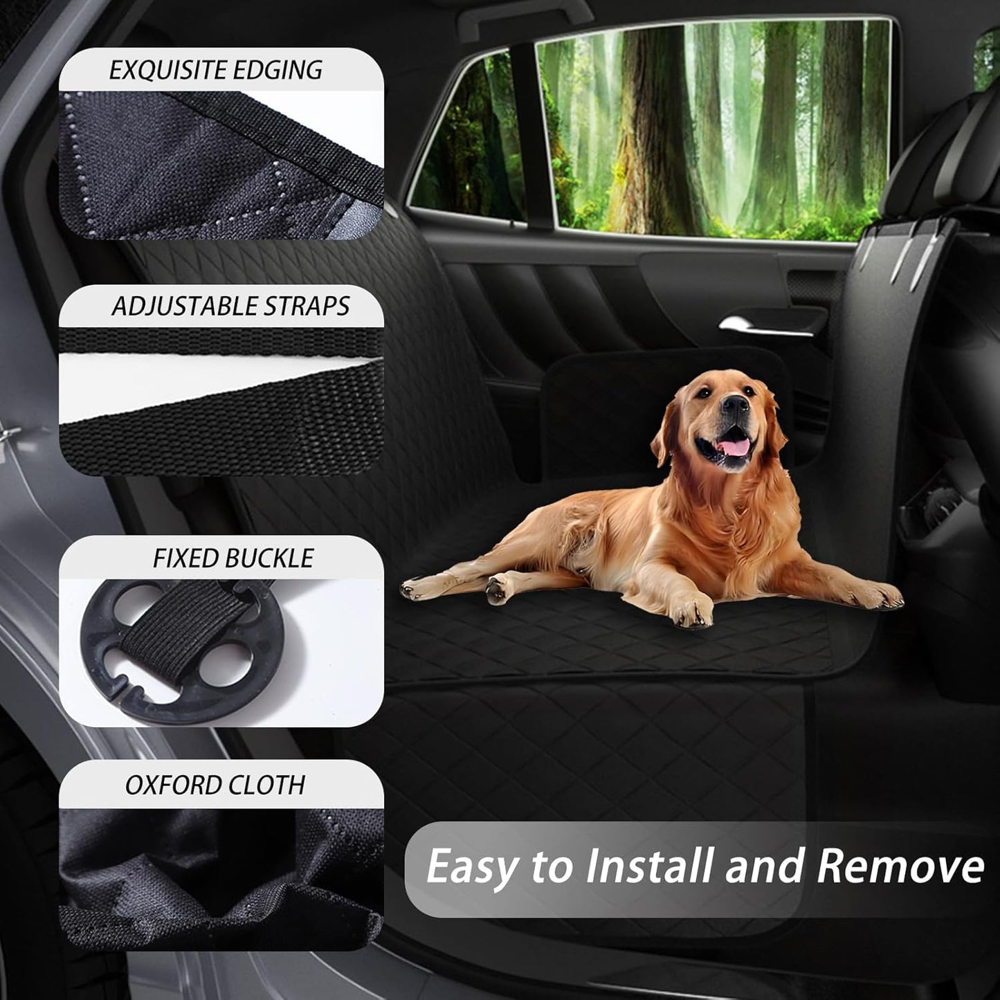 Dog Car Seat Cover for Genesis GV80 2020 2021 2022 2023