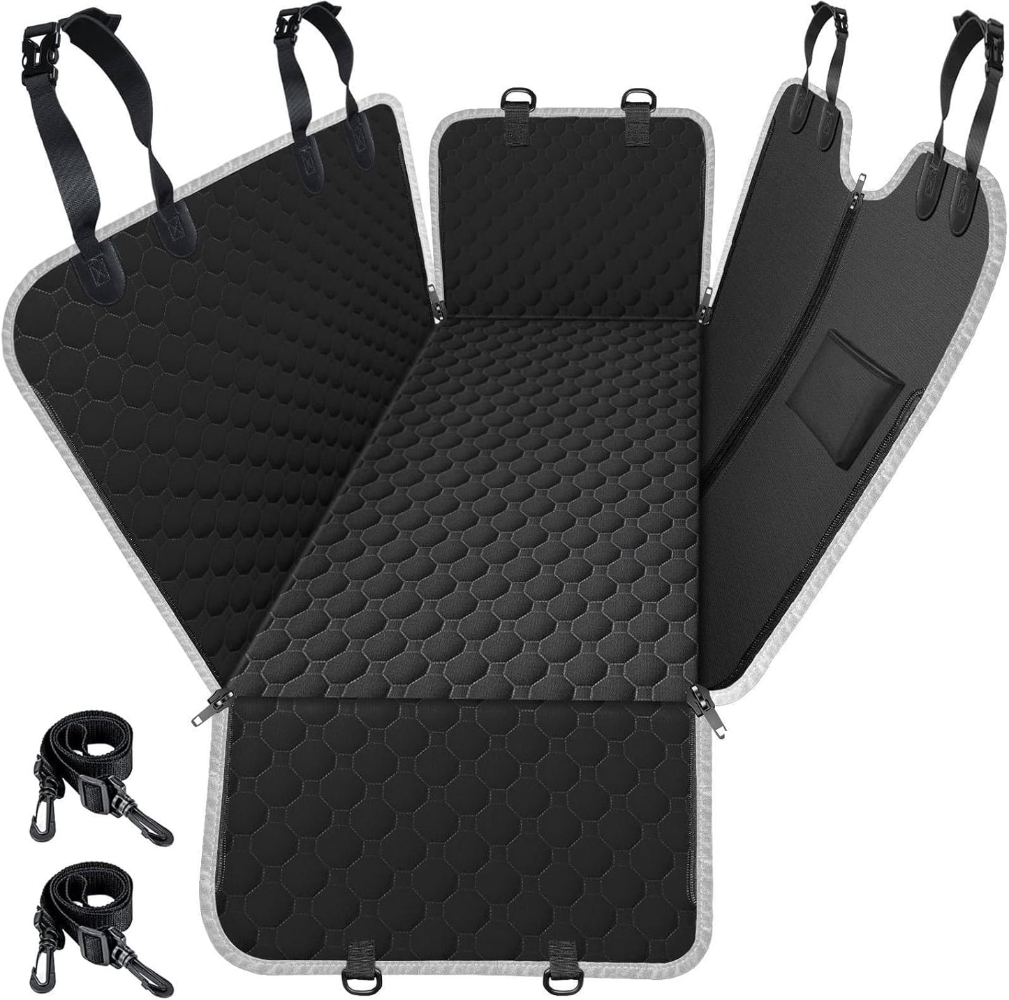 Dog Car Seat Cover for Back Seat, 2026 Upgraded Waterproof