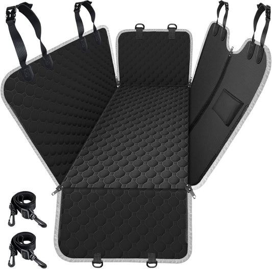 Dog Car Seat Cover for Back Seat, 2026 Upgraded Waterproof