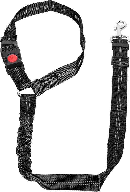 Dog Travel Supplies, Reflective Safety Seatbelt Strap for