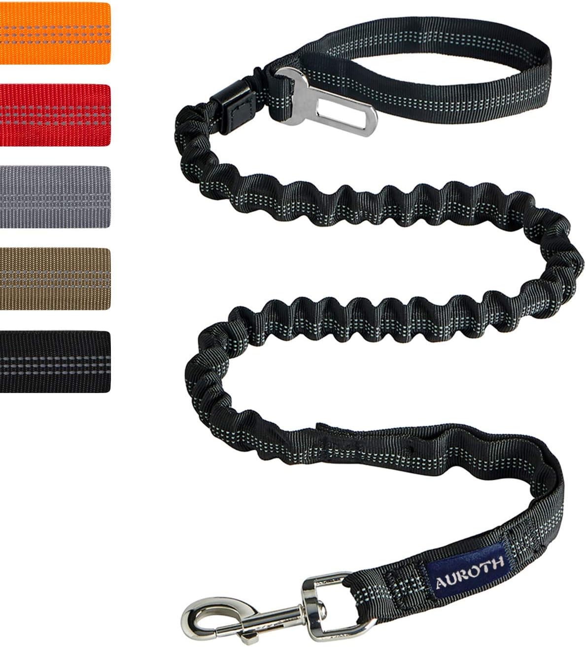 Heavy Duty Bungee Dog Leash for Shock Absorption - 6FT