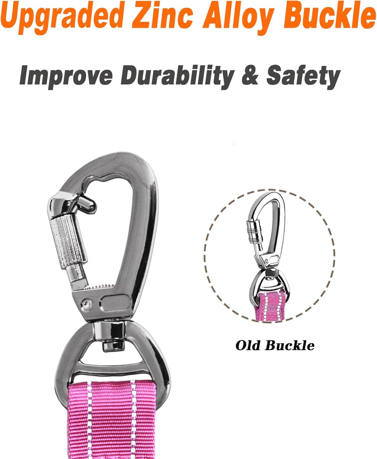 Tactical Dog Leash Heavy Duty,4-6ft Reflective Strong No