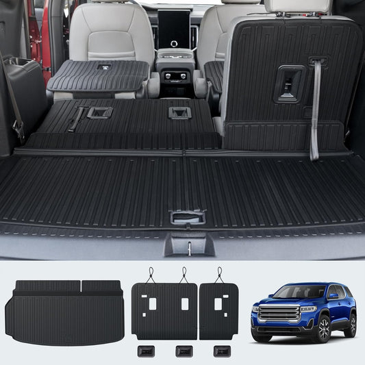 Cargo Liners & 3rd Row Backrest Mat for 2024 2025 2026 Gmc