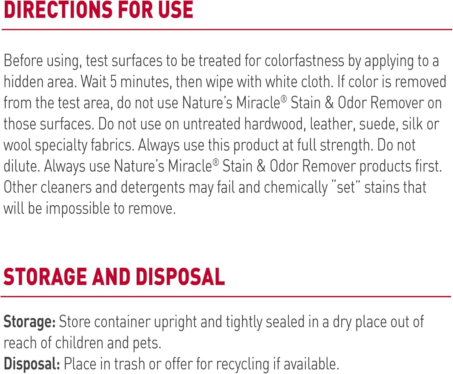 Stain and Odor Remover, Spot Stain and Pet Odor Eliminator