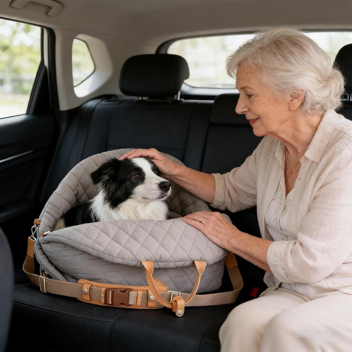 Dog Seat - Adjustable Strap Waterproof,Small Dog Car Seat