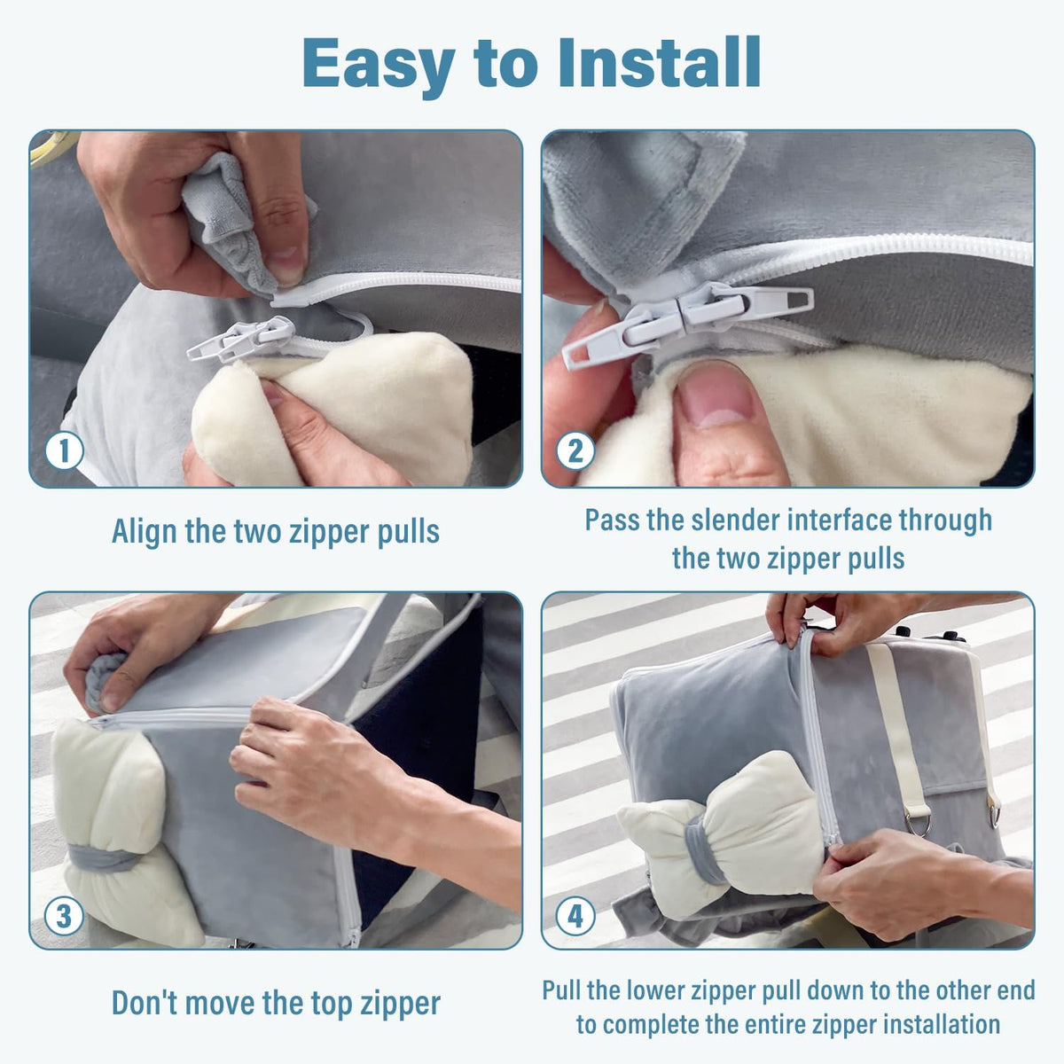 Dog Car Seat for Small Dogs - Fully Detachable with