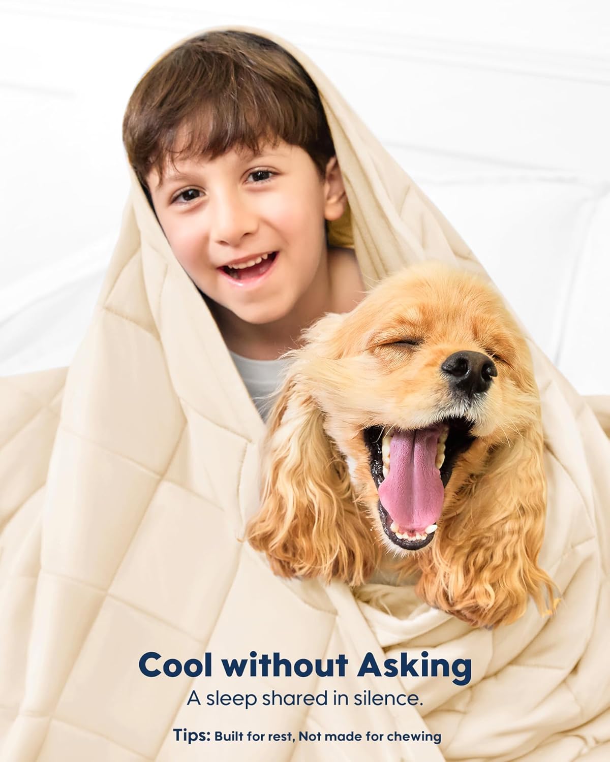 KASBAH Dog Cooling Blanket & Mat, Waterproof Pet Blankets for Couch, Bed and Car Seat, Washable Reversible Dog Blanket Throw (Cool & Warm), Q-MAX >0.5, 28 x 40 Inch