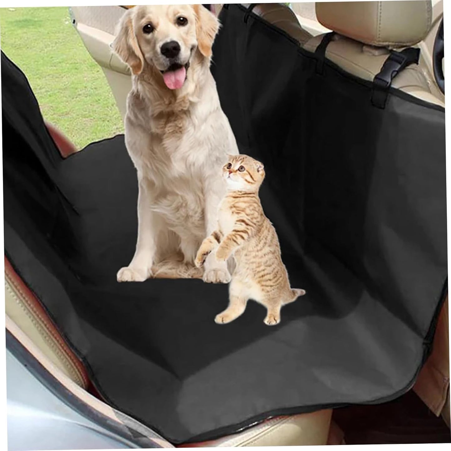 Dog Seat Cover for Back Seat, Waterproof Protective Dog