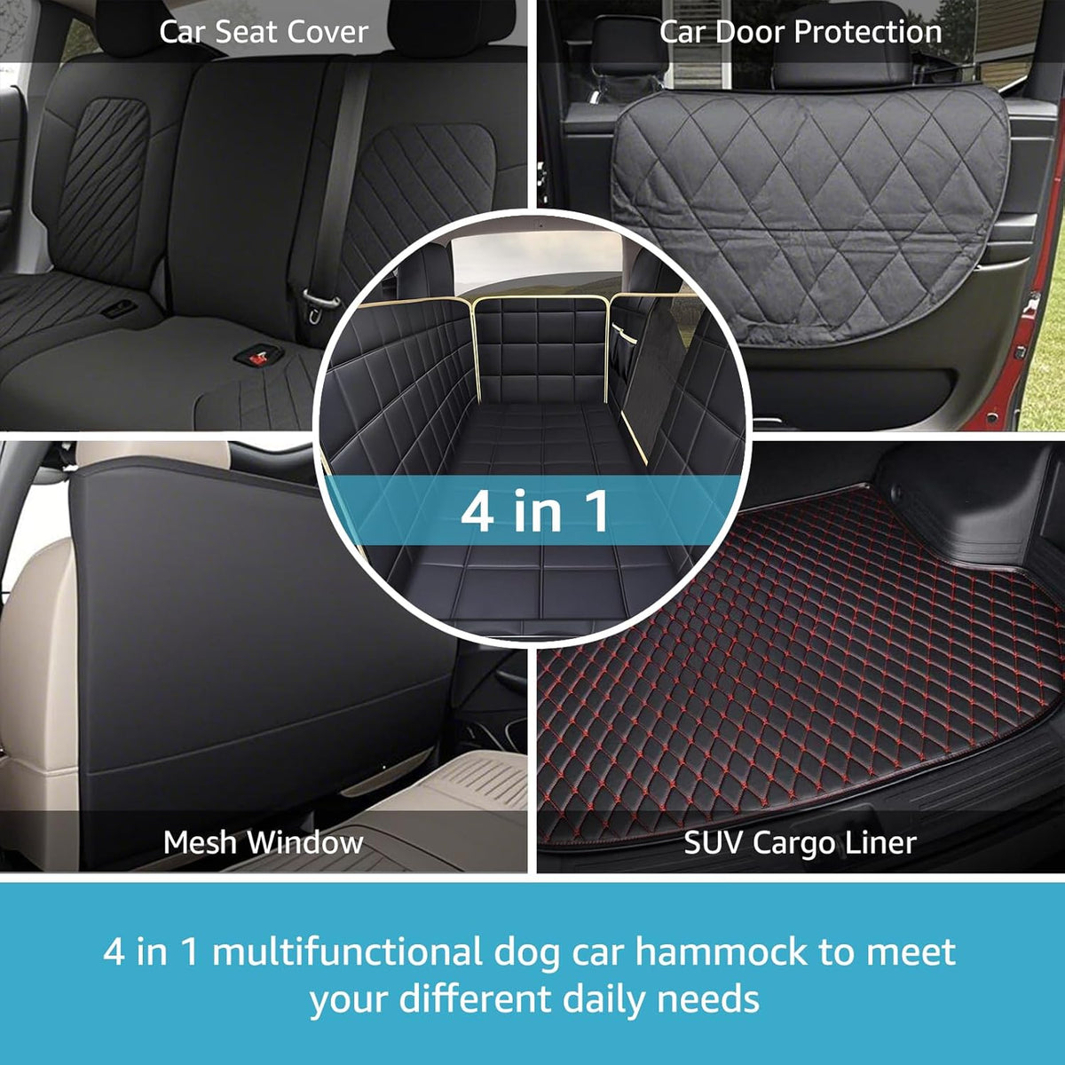 Dog Hammock for Car, Compatible with 2020-2026 Tesla Model