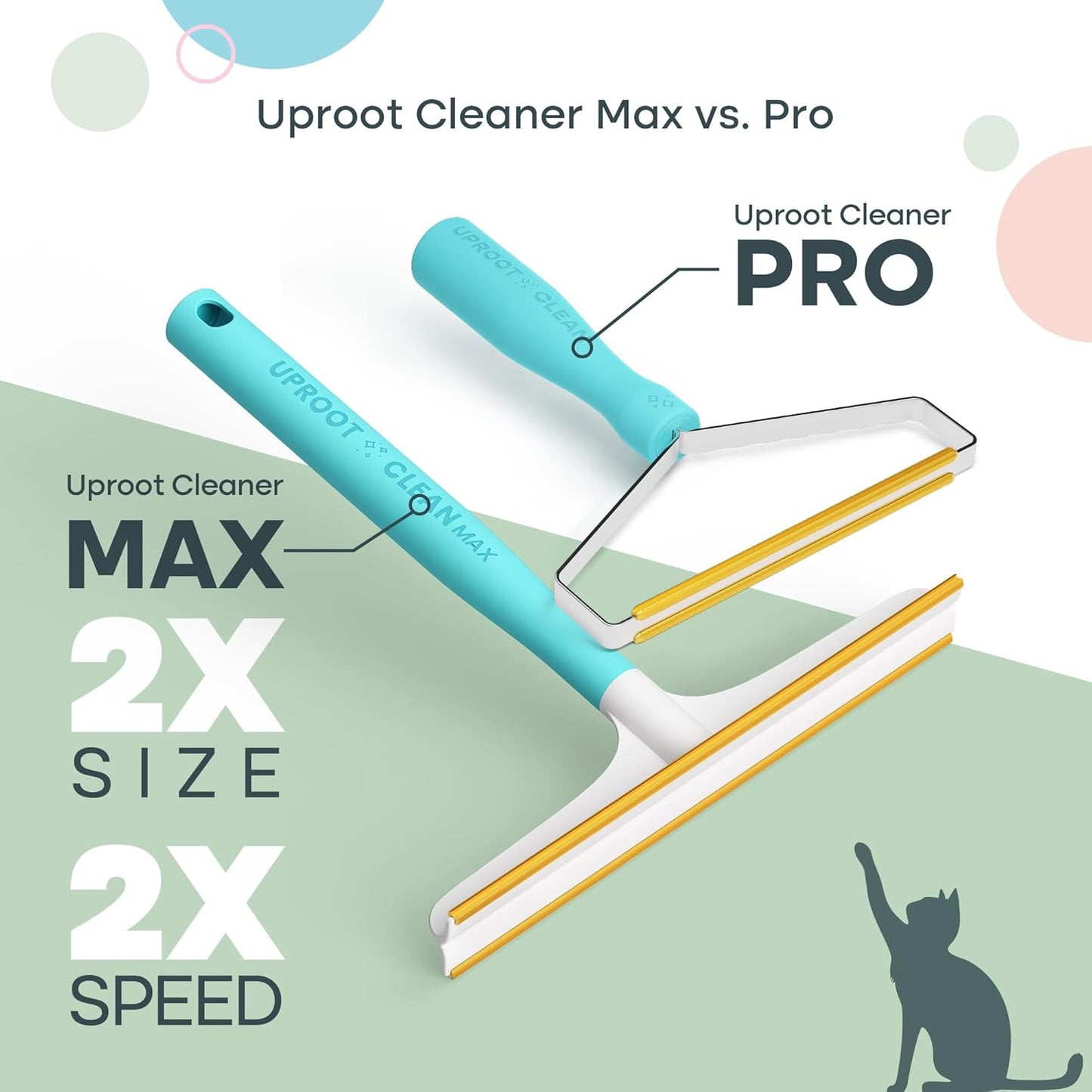 er Max Dog Hair Remover for Car & Carpet - Rake for Pet