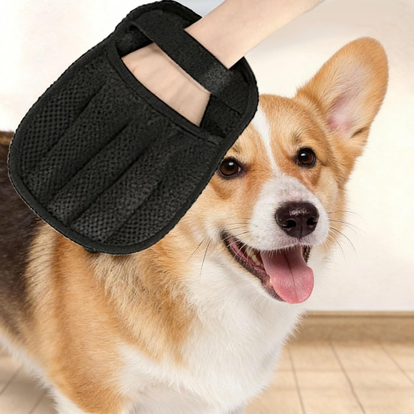 Pet Hair Removal Gloves, Reusable Five Finger Cat Dog