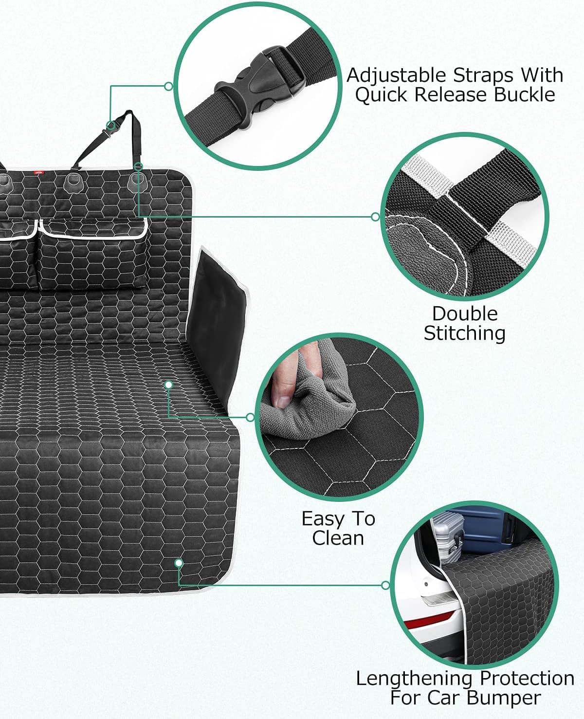 Cargo Liner for Dogs Trunk Cover, Waterproof Cargo Cover