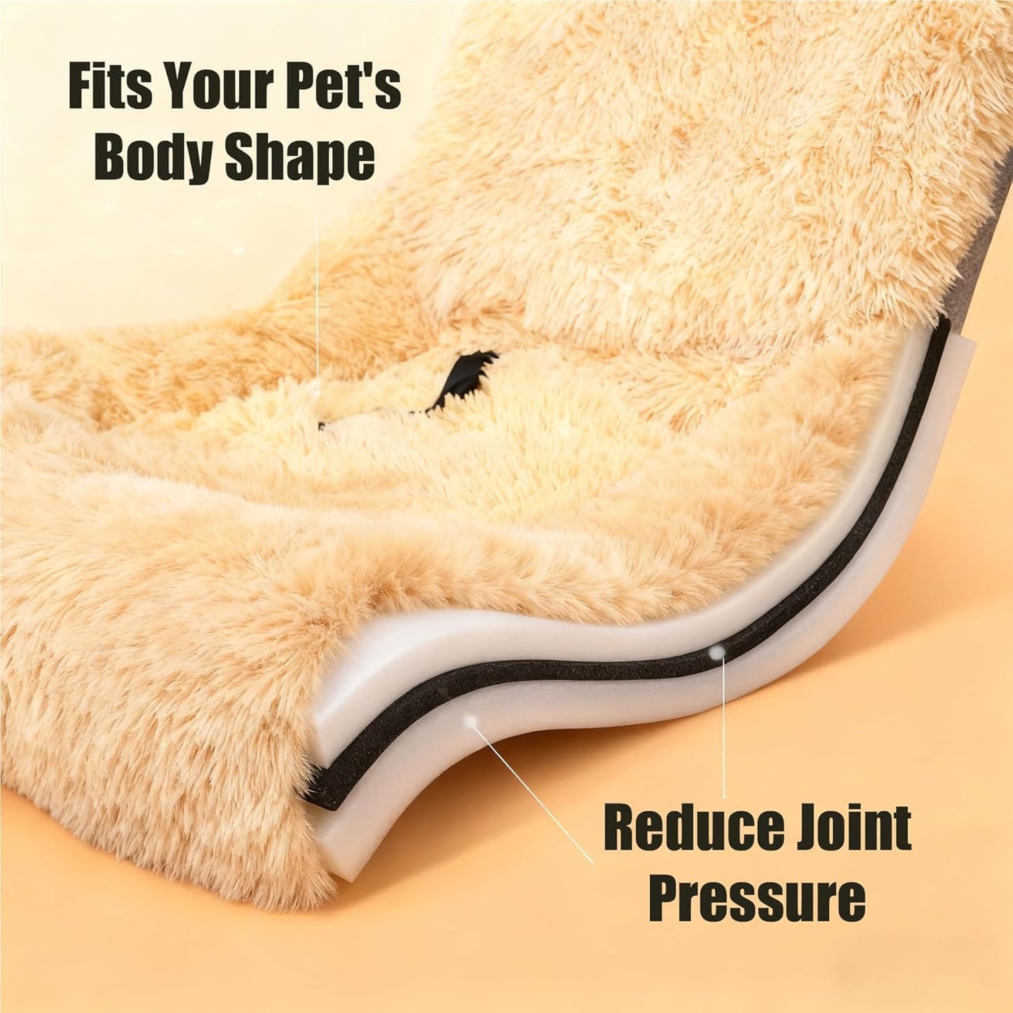 Luxurious Car Bed Travel Safety Kit, Ultra Soft Comfort