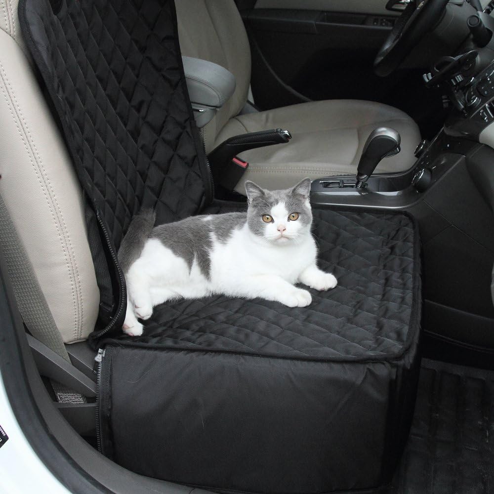 2-in-1 Dog Car Seat Cover Pet Car Hammock Waterproof Cat