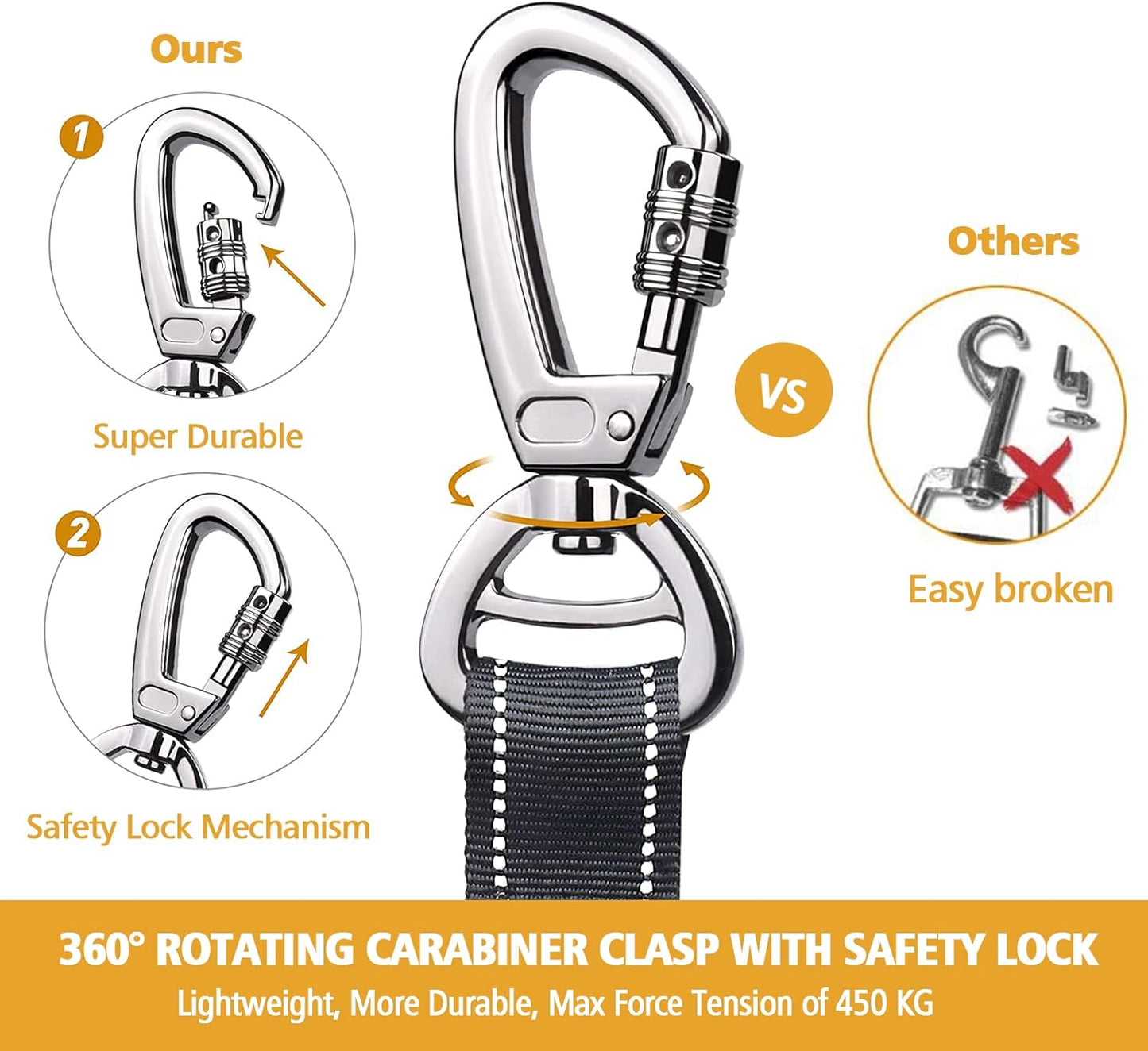 Heavy Duty Dog Leash Especially Large Dogs Up to 150lbs