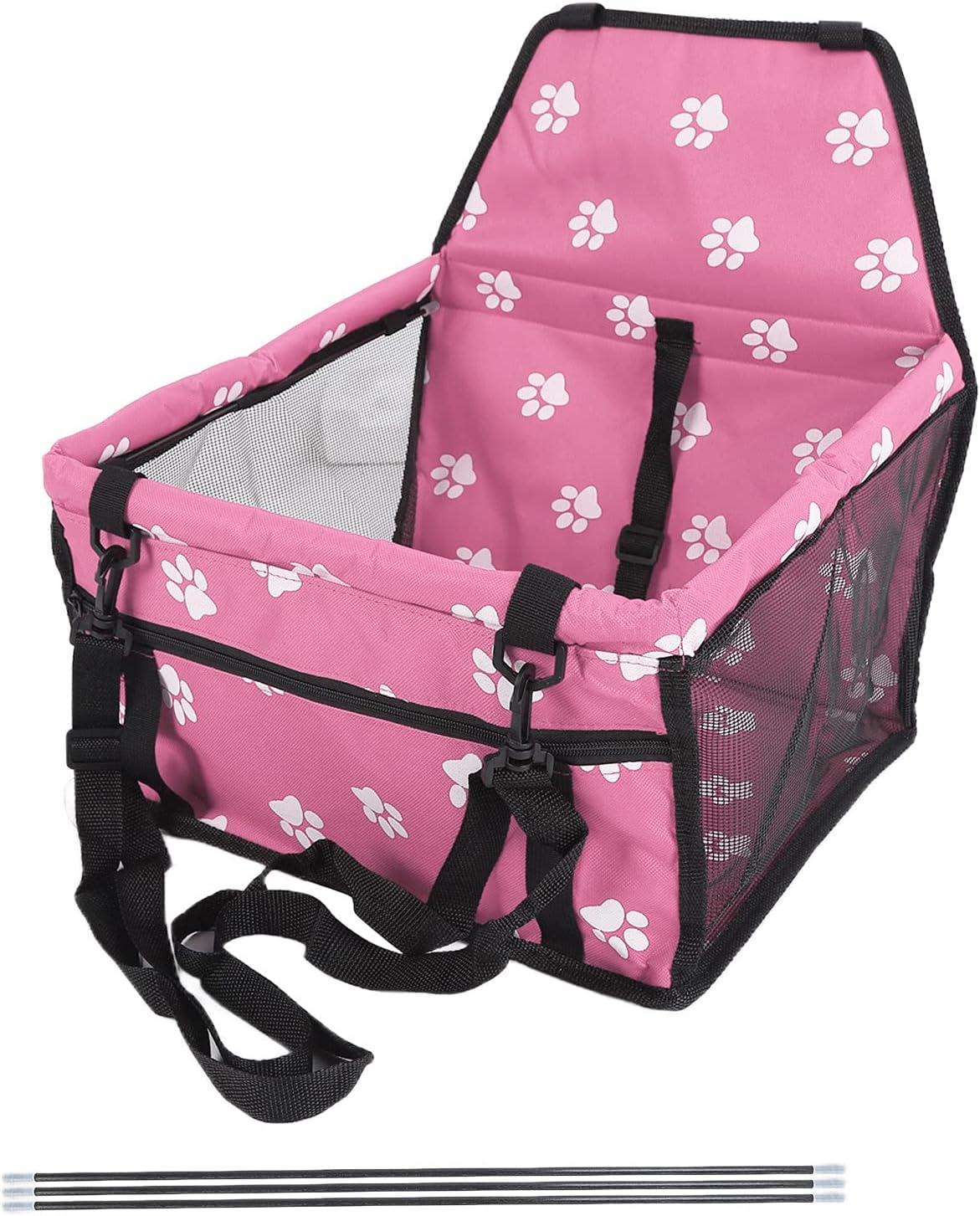 Bear Pattern Pet Carrier Cage, Washable Dog Car Seat
