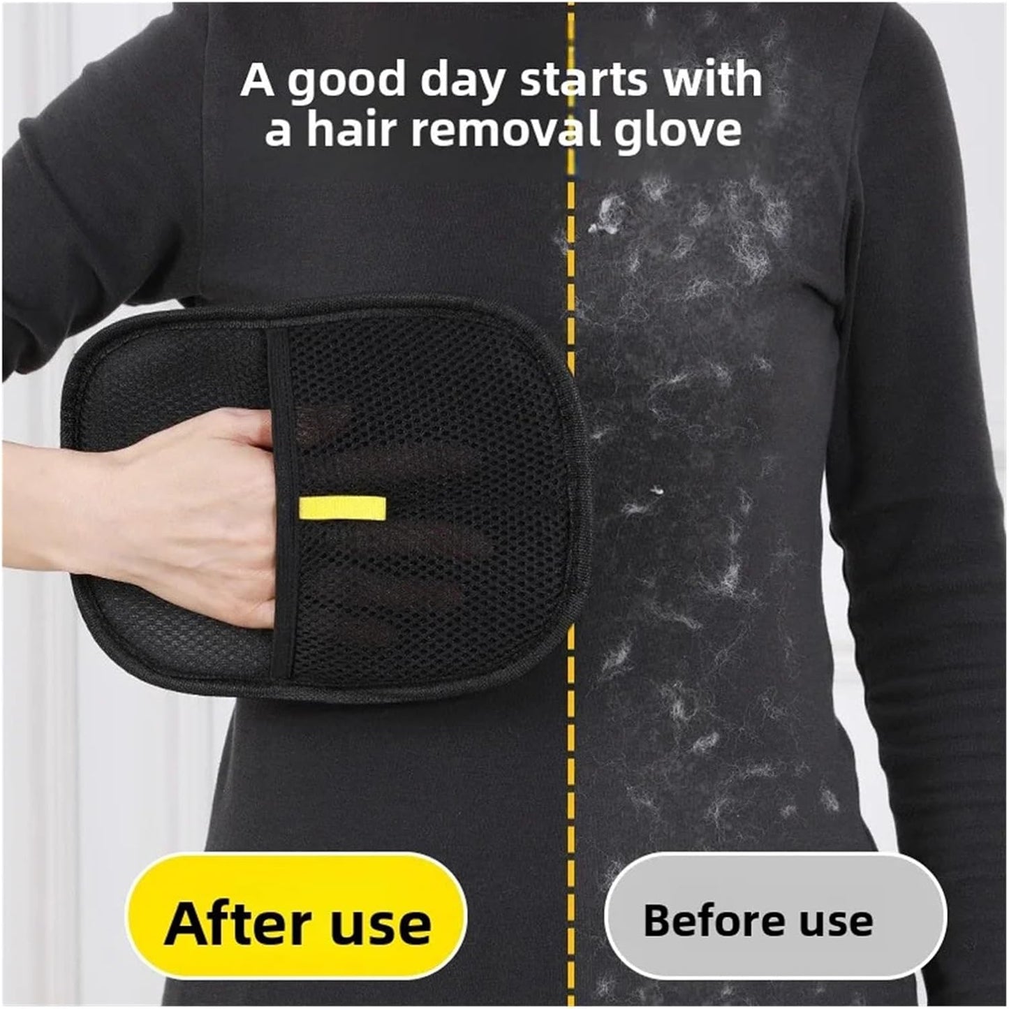 Pet Grooming Gloves Static Dedusting Brush Pet Hair Remover