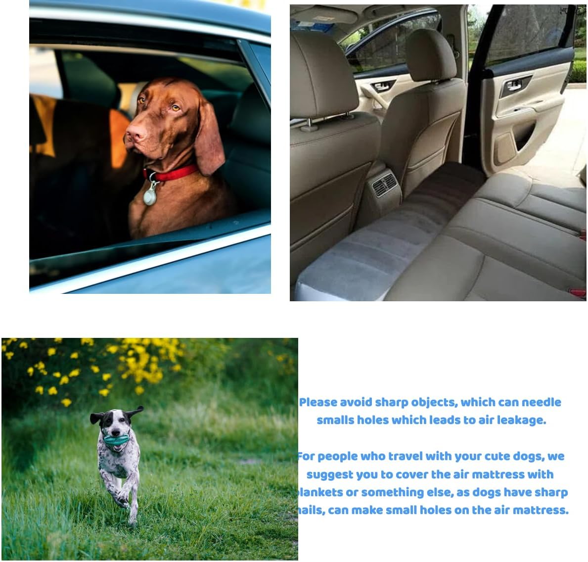 Inflatable Car Air Mattress Back Seat Bed, Universal Back